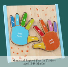 Load image into Gallery viewer, Montessori Fingers Nesting Puzzle
