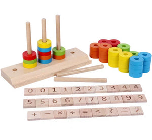 Montessori Colour & Number Sorting Rings Set