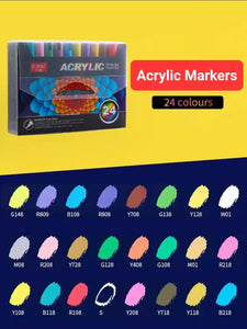[Ready Stock] DIY Painting Stencils + Acrylic Markers