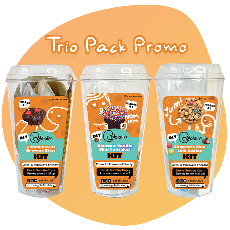 [Ready Stock] Gobblin Cup Trio Pack